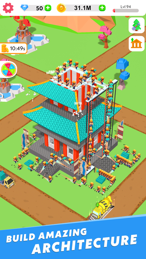 建筑大亨3d官方版(Idle Construction 3D)