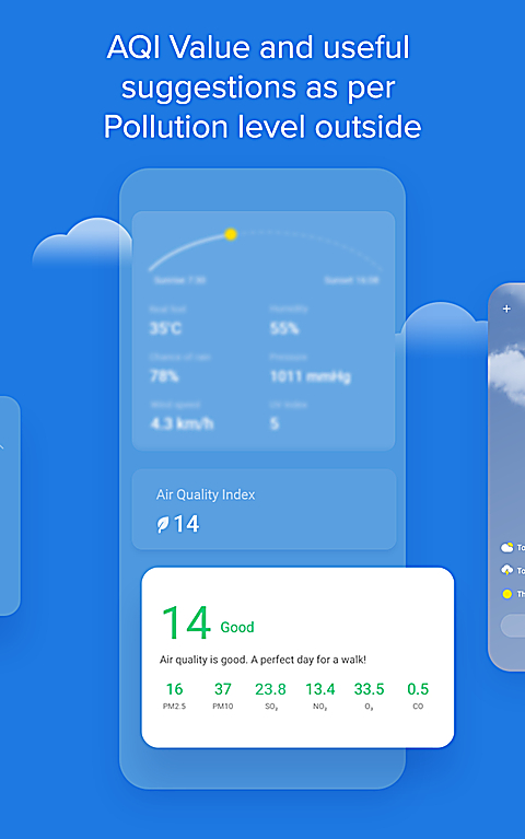 小米天气预报App