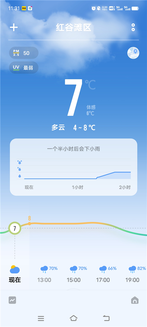 vivo天气App