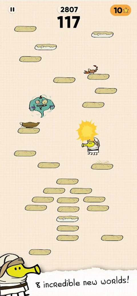 嘟嘟跳2官方最新版(Doodle Jump 2)