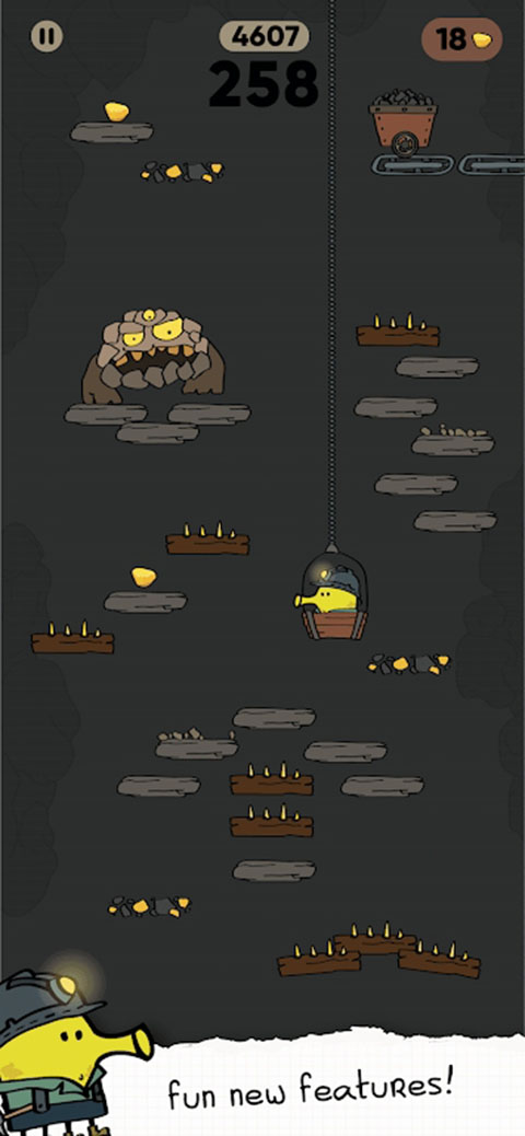 嘟嘟跳2官方最新版(Doodle Jump 2)