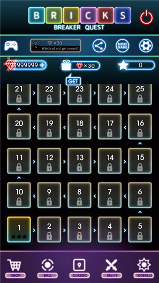 破坏砖块任务(Bricks Breaker Quest)