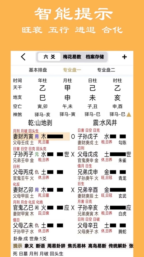 大师六爻排盘软件