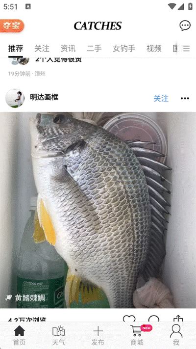 渔获潮汐天气预报