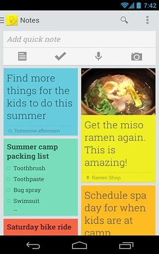 谷歌笔记(google keep)