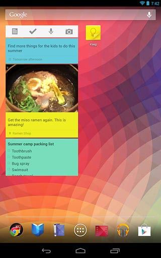 谷歌笔记(google keep)