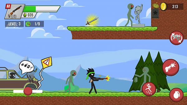 火柴人僵尸射手(Stick vs Zombies)